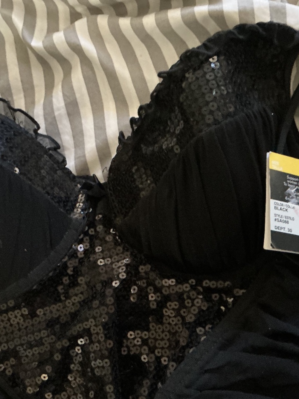 Black bustier size 40c new with tags y2k Victorian romantic
